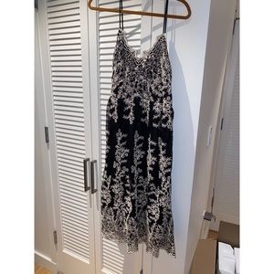 Express Black and White Lace Dress